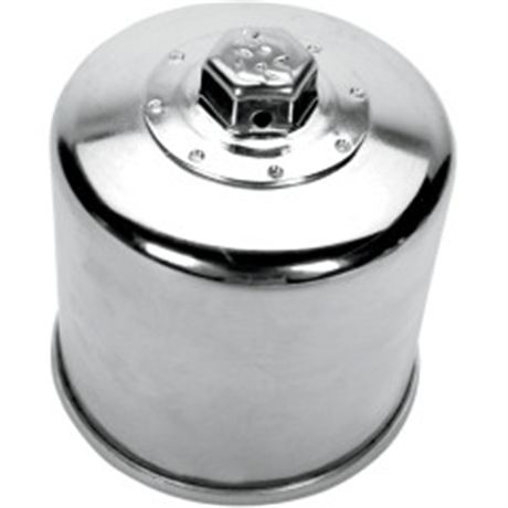 Dual Pack - K&N KN138 Chrome Standard Premium Oil Filter