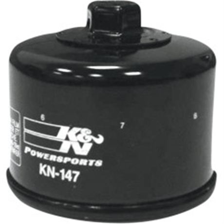 Dual Pack - K&N KN147 Black Standard Premium Oil Filter