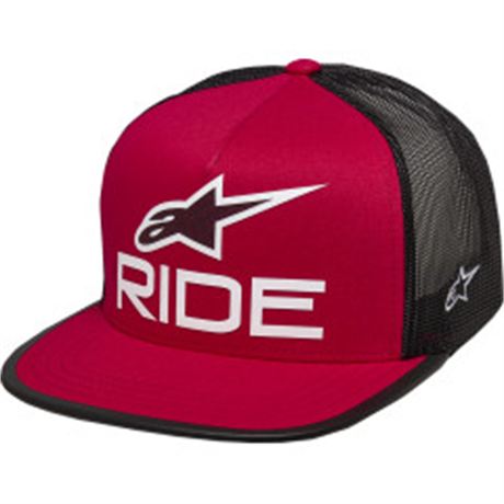 Alpinestars Ride 4.0 Trucker Hat - Red/Black/White