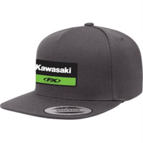 Kawasaki Victory Snapback hat - Charcoal Gray