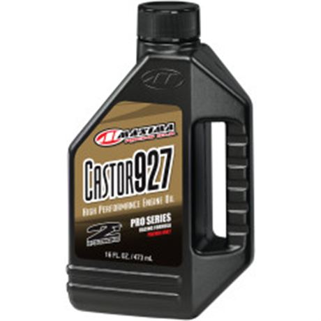 Maxima Racing Castor 927 Pro Series Racing 2T Engine Oil - 16 U.S. fl oz.