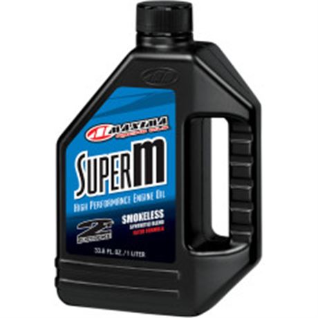 Maxima Racing Super M Synthetic Blend Premix 2T Engine Oil - 1L