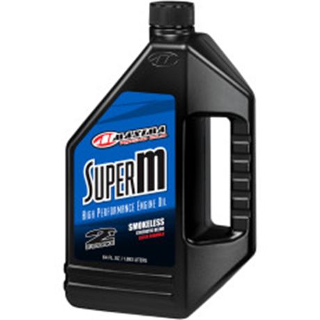 Maxima Racing Super M Synthetic Blend Premix 2T Engine Oil - 64 U.S. fl oz.