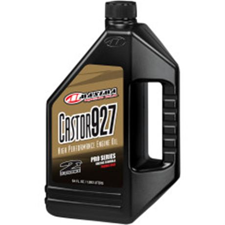 Maxima Racing Castor 927 Pro Series Racing 2T Engine Oil - 64 U.S. fl oz.