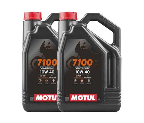 Motul 7100 / 10W-40 Synthetic 4T Engine Oil - 4 Liters